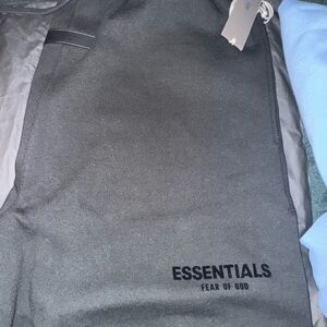 Fear of God Essentials limo black Apparel
